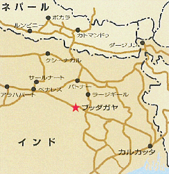 ブッダガヤ周辺地図